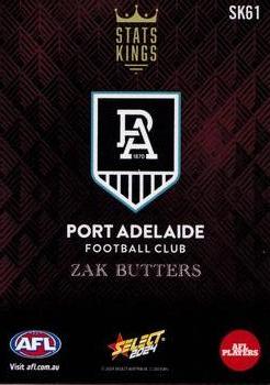 2024 Select AFL Footy Stars - Stats Kings #SK61 Zak Butters Back